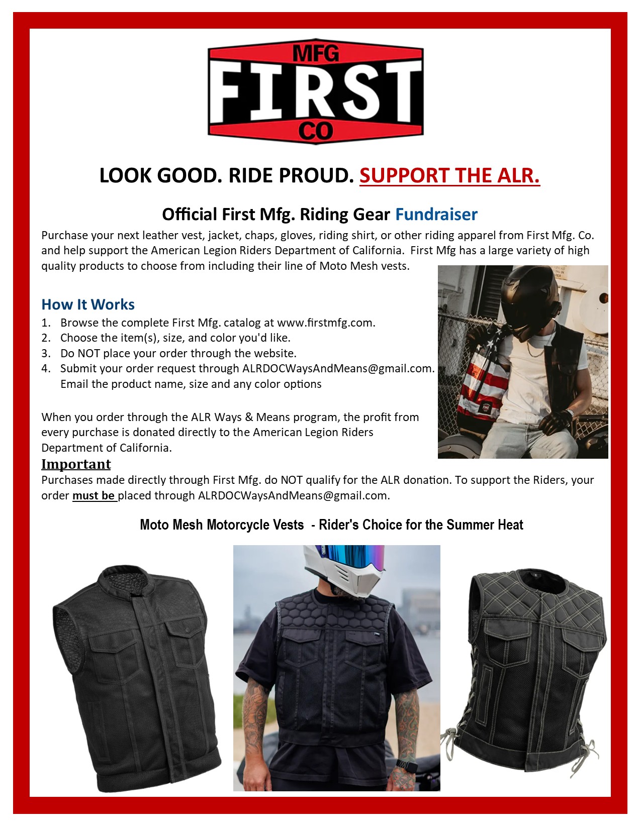 Fundraiser vest